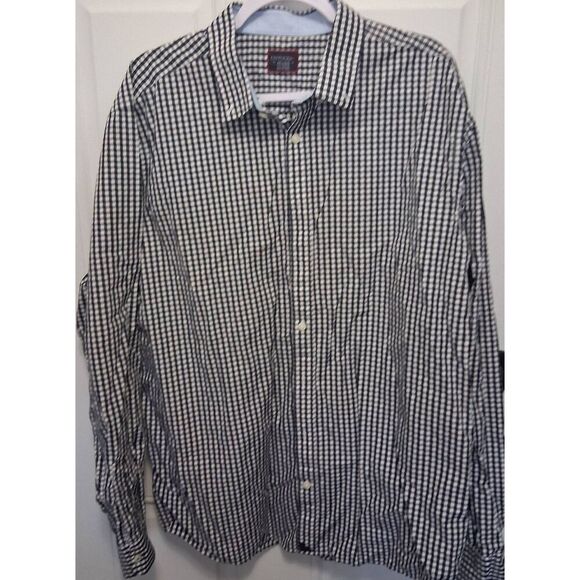 UNTRUCKIT Nwot  long Sleeve Button down  Gingham Checked Black/White   Sz XXL - Picture 2 of 6